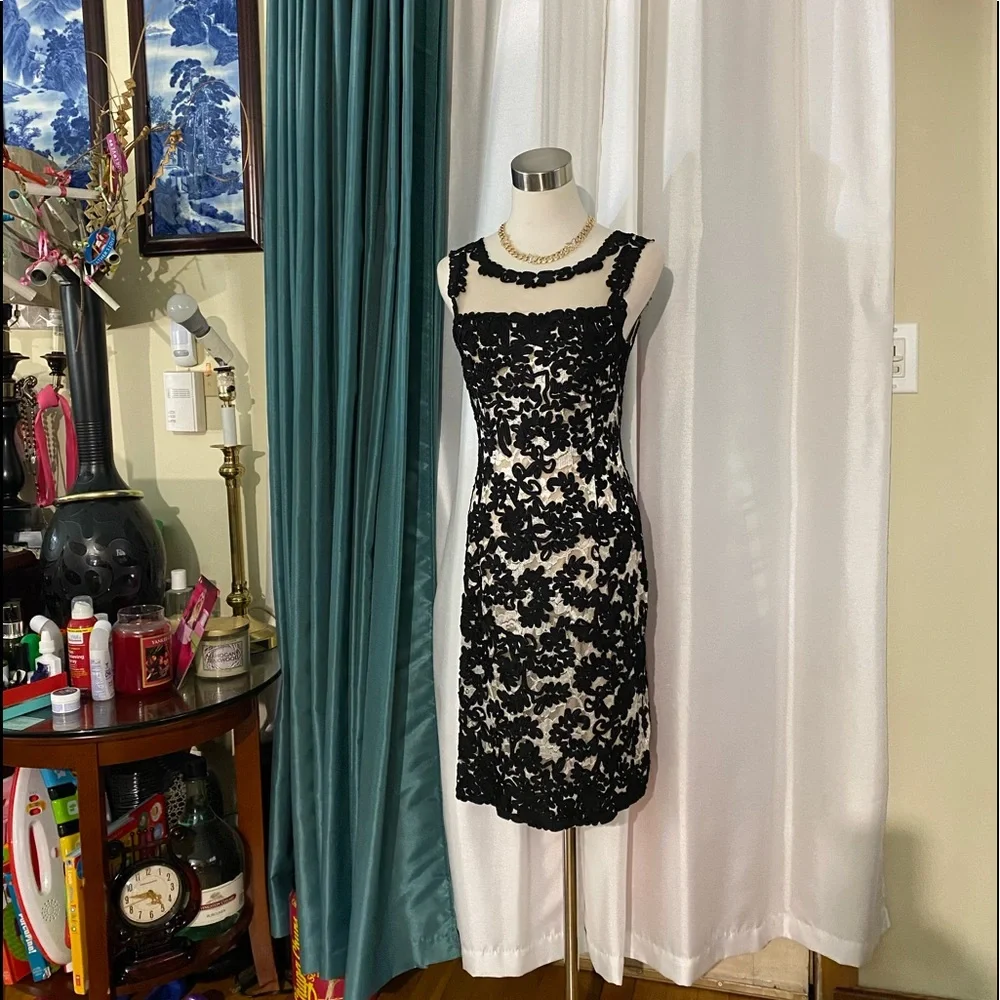 Yoana Baraschi Brand New Black Lace Dress - Picture 1 of 8